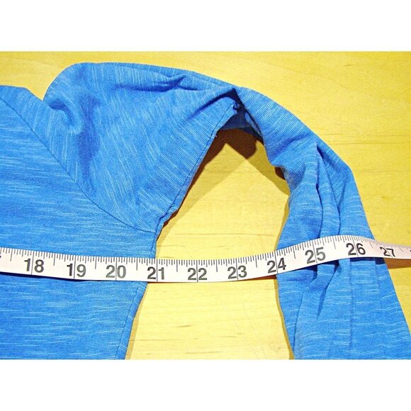 Columbia Womens Blue Rocky Ridge III Lightweight Pullover Hoodie Pouch Pockets L - Picture 4 of 12